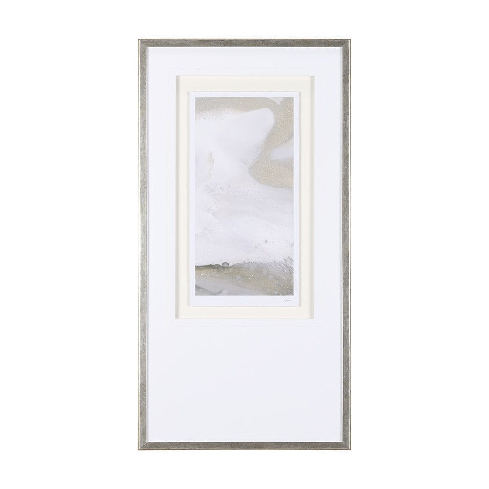 Mercana - Sandy Waves III by Mercana Studio a Hand Embellished Textured Framed Art Print Matted under Glass - 14865 view 1