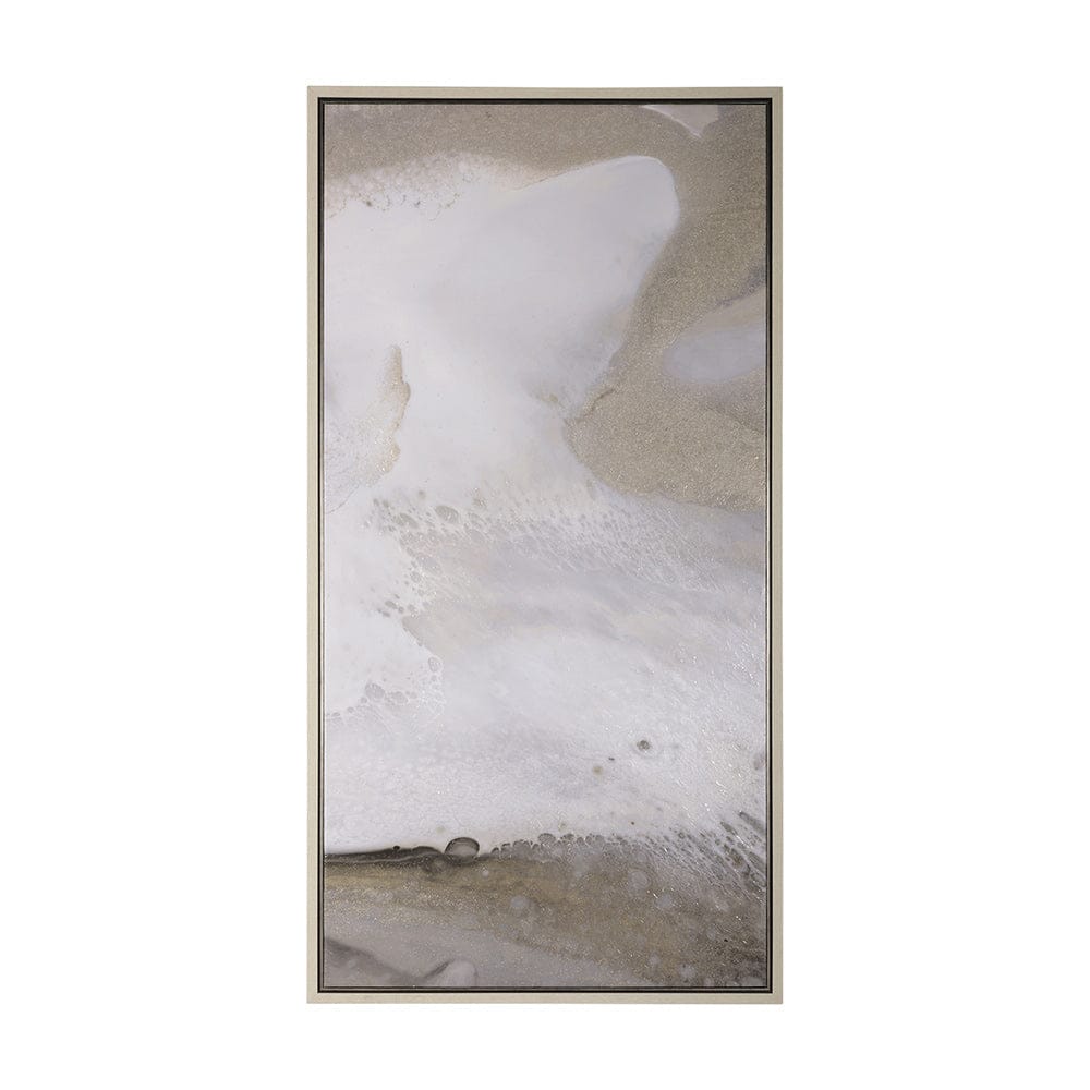 Mercana - Sandy Waves III by Mercana Studio a Hand Embellished Textured Framed Canvas - 102574-FL view 1