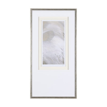 Mercana - Sandy Waves IV by Mercana Studio a Hand Embellished Textured Framed Art Print Matted under Glass - 14866 view 1