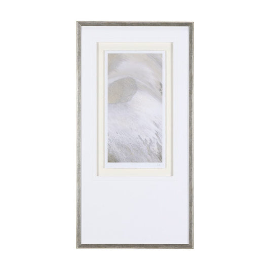Mercana - Sandy Waves IV by Mercana Studio a Hand Embellished Textured Framed Art Print Matted under Glass - 14866 view 1