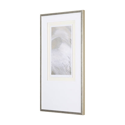 Mercana - Sandy Waves IV by Mercana Studio a Hand Embellished Textured Framed Art Print Matted under Glass - 14866 view 2
