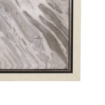 Mercana - Sandy Waves IV by Mercana Studio a Hand Embellished Textured Framed Canvas - 102575-FL view 3