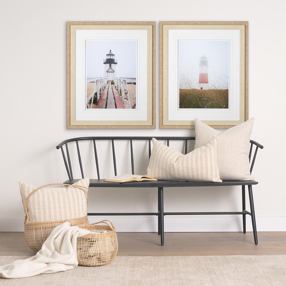 Mercana - Sankaty Head in the Fog by Mercana Studio a Framed Art Print Matted under Glass - 12361 view 2