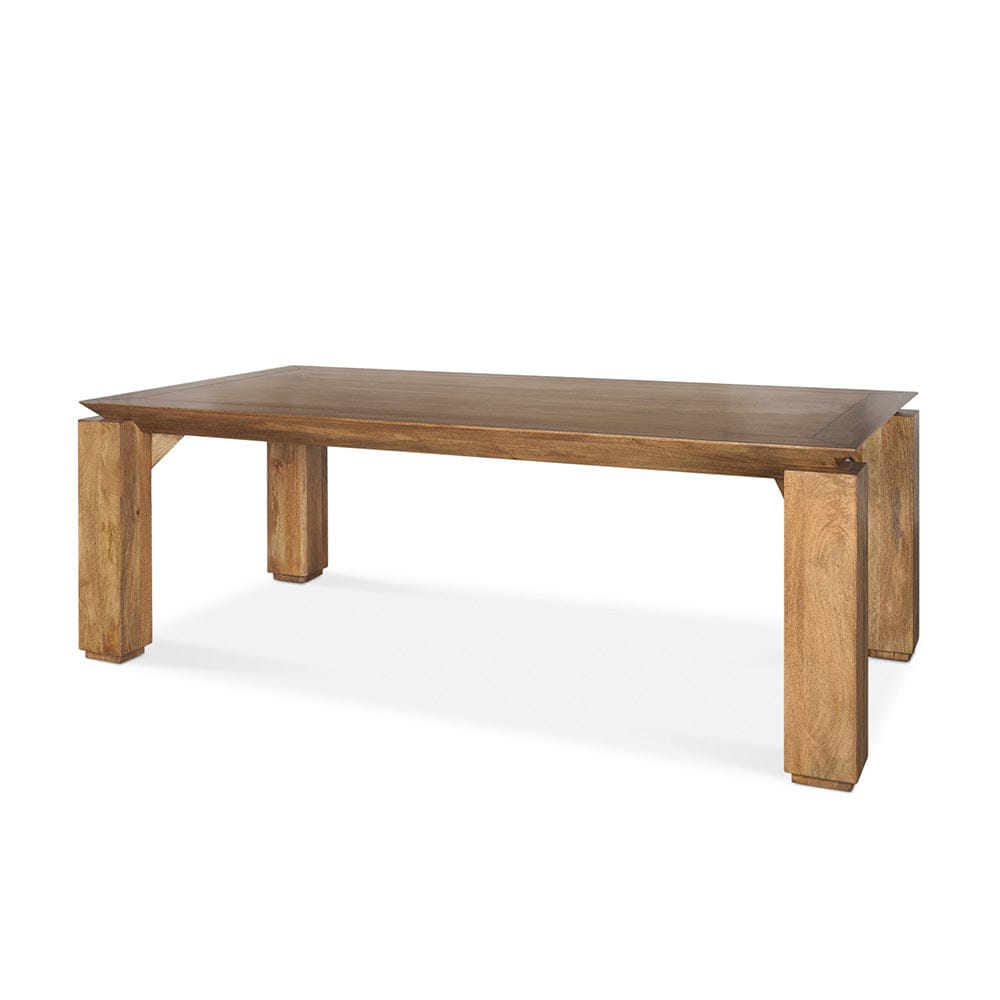 Mercana - Sapphira Brown Wood Tapered Top Rectangular Dining Table - 70776-AB view 1