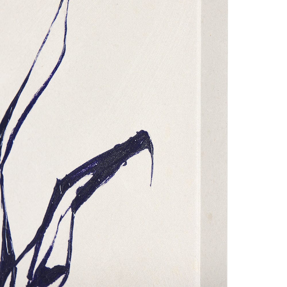Mercana - Sapphire Vase I by Mercana Studio a Hand Embellished Textured Canvas - 102423-S view 4