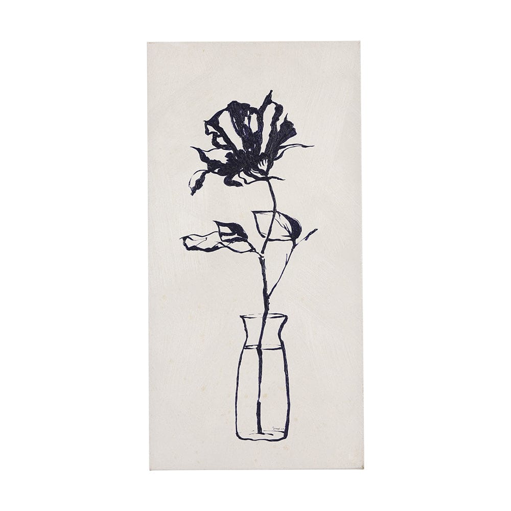 Mercana - Sapphire Vase II by Mercana Studio a Hand Embellished Textured Canvas - 102424-S view 1