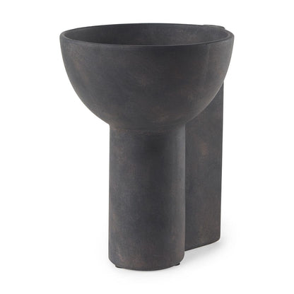 Mercana - Sariah 9.1L x 8.3W x 10.8H Black Ceramic Vase - 69792 view 1