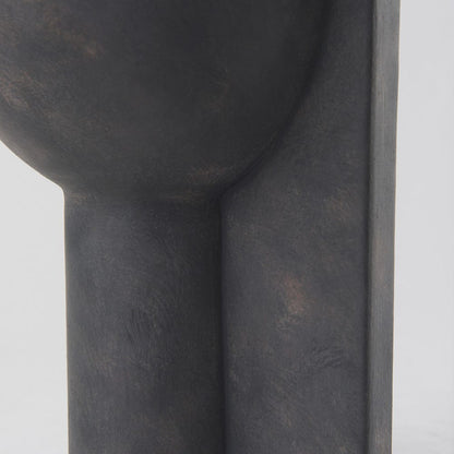 Mercana - Sariah 9.1L x 8.3W x 10.8H Black Ceramic Vase - 69792 view 6