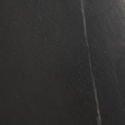 Mercana - Satima Black Marble w/ Gold Metal Square Fluted Accent Table - 70778 view 8