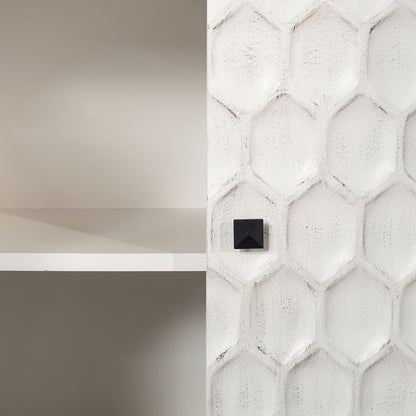 Mercana - Savannah White Fir Veneer w/ Gray Metal 2-Door Accent Cabinet - 68267 view 8