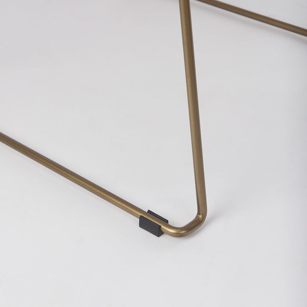 Mercana - Sawyer Cream Fabric Wrap Gold Metal Frame Dining Chair - 69846_CLOSEOUT view 11