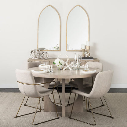 Mercana - Sawyer I Beige Fabric Seat Gold Metal Frame Dining Chair (Set of 2) - 68316_CLOSEOUT view 8