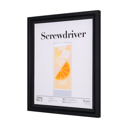 Mercana - Screwdriver by Mercana Studio a Hand Embellished Textured Framed Art Print Matted under Glass - 15387 view 2