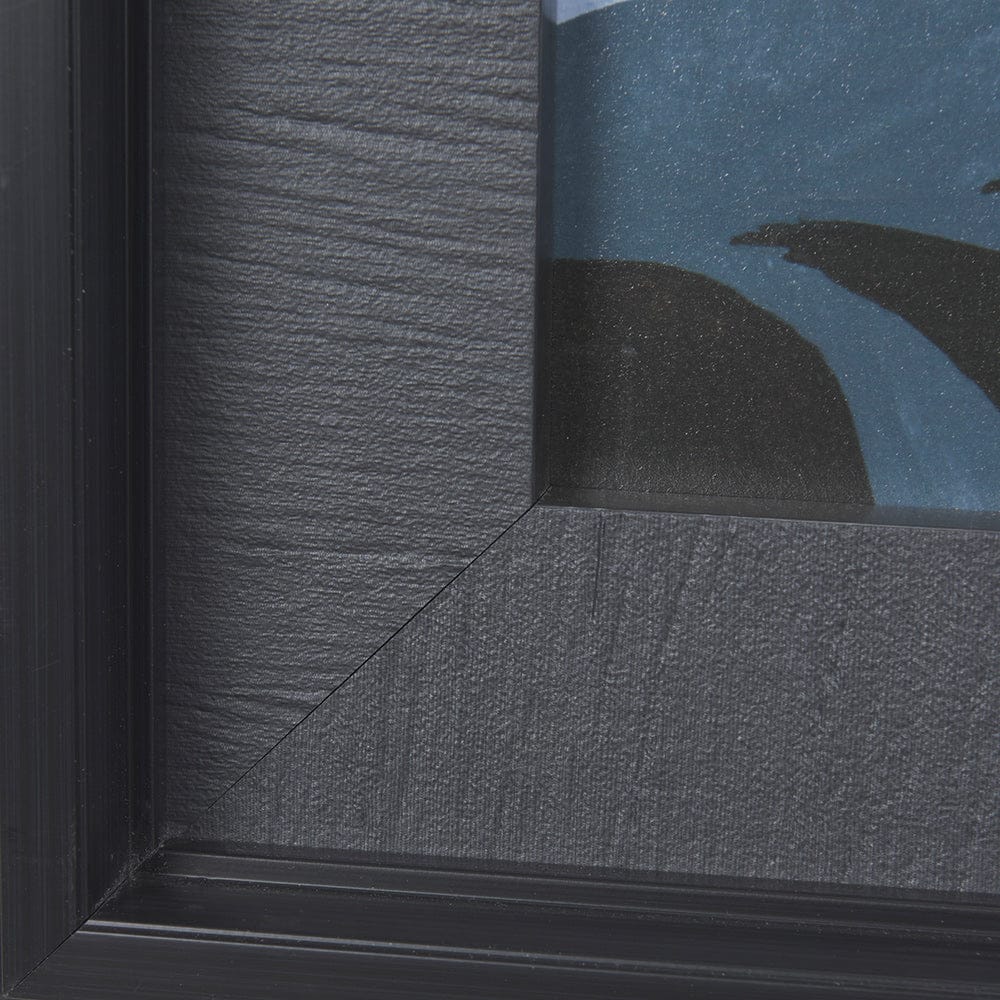 Mercana - Sea bay at night I by Mercana Studio a Hand Embellished Textured Framed Art Print - 14269 view 5