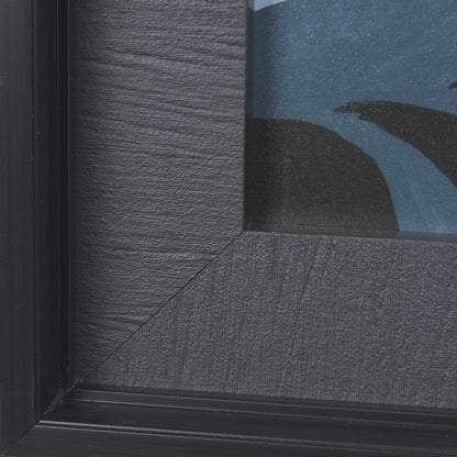 Mercana - Sea bay at night I by Mercana Studio a Hand Embellished Textured Framed Art Print - 14269 view 5