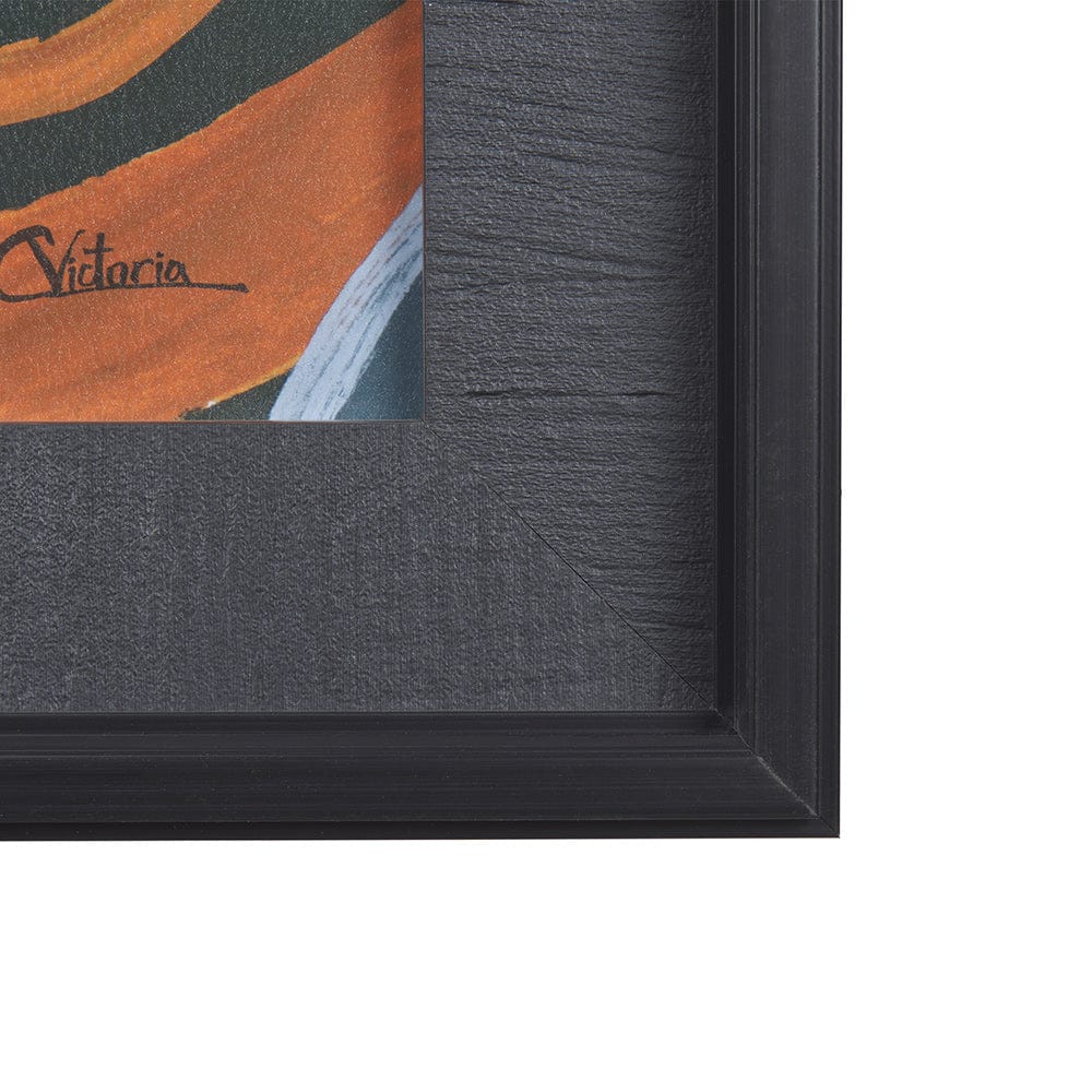 Mercana - Sea bay at night II by Mercana Studio a Hand Embellished Textured Framed Art Print - 14270 view 3