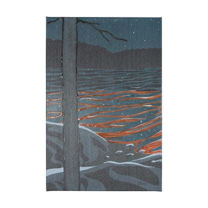 Mercana - Sea bay at nitght I by Mercana Studio a Hand Embellished Textured Canvas - 102209-L view 1
