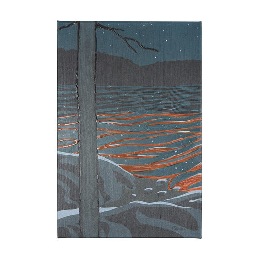 Mercana - Sea bay at nitght I by Mercana Studio a Hand Embellished Textured Canvas - 102209-L view 1