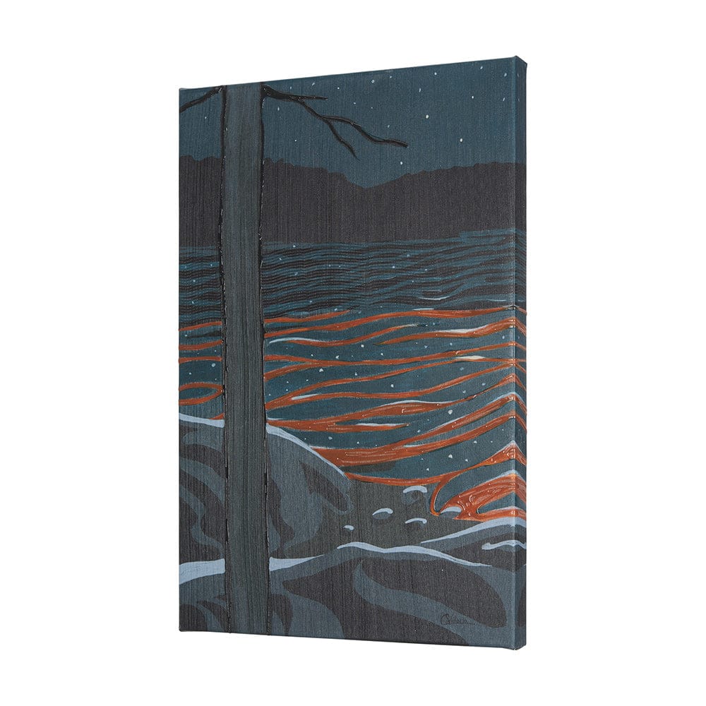 Mercana - Sea bay at nitght I by Mercana Studio a Hand Embellished Textured Canvas - 102209-L view 2