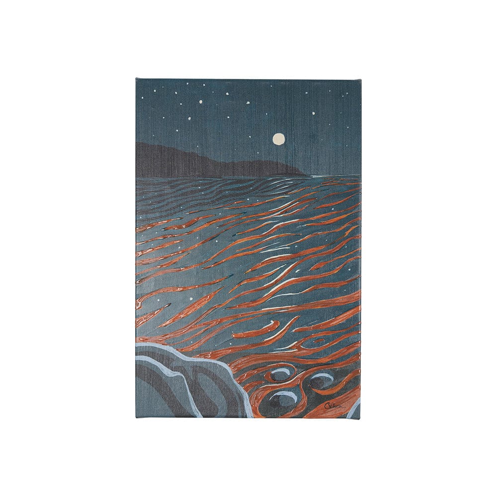 Mercana - Sea bay at nitght II by Mercana Studio a Hand Embellished Textured Canvas - 102210-S view 1