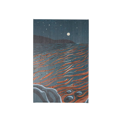 Mercana - Sea bay at nitght II by Mercana Studio a Hand Embellished Textured Canvas - 102210-S view 1