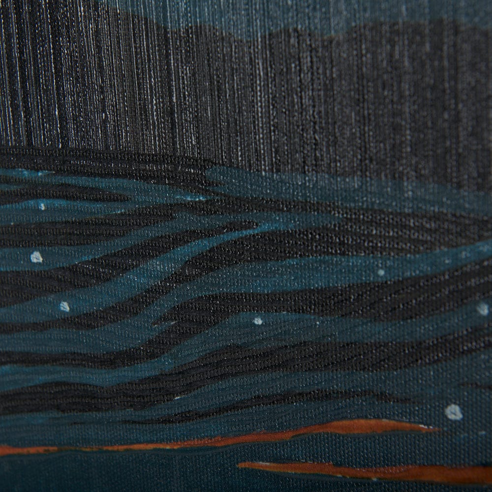 Mercana - Sea bay at nitght II by Mercana Studio a Hand Embellished Textured Canvas - 102210-S view 8