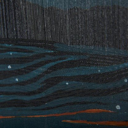 Mercana - Sea bay at nitght II by Mercana Studio a Hand Embellished Textured Canvas - 102210-S view 8