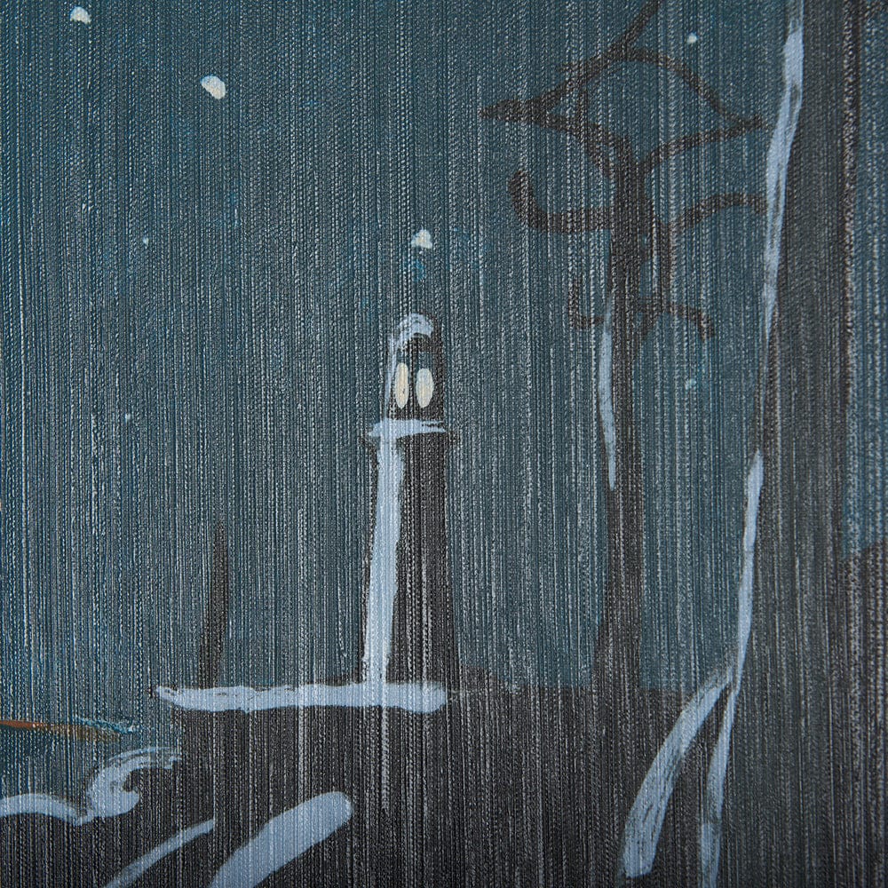 Mercana - Sea bay at nitght III by Mercana Studio a Hand Embellished Textured Canvas - 102211-S view 8