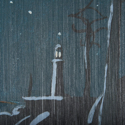 Mercana - Sea bay at nitght III by Mercana Studio a Hand Embellished Textured Canvas - 102211-S view 8
