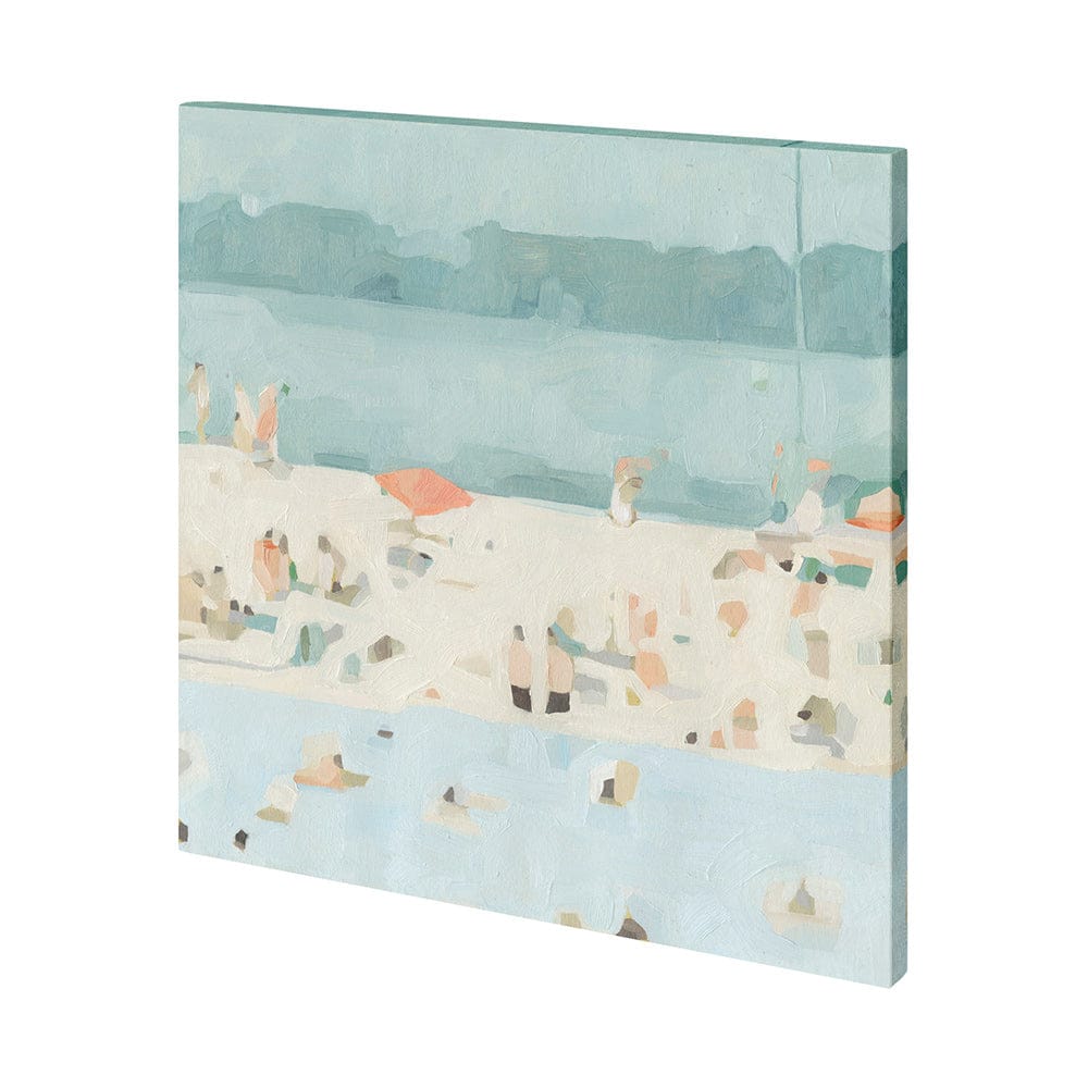 Mercana - Sea Glass Sandbar II by Emma Scarvey a Hand Embellished Textured Canvas - 101246-L view 1