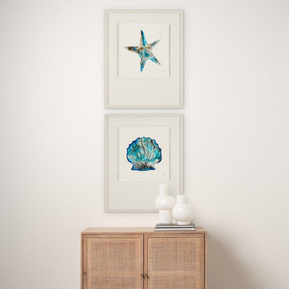 Mercana - Sea Pearl by Studio M a handmade Original Framed Artwork under Glass - 15031 view 8