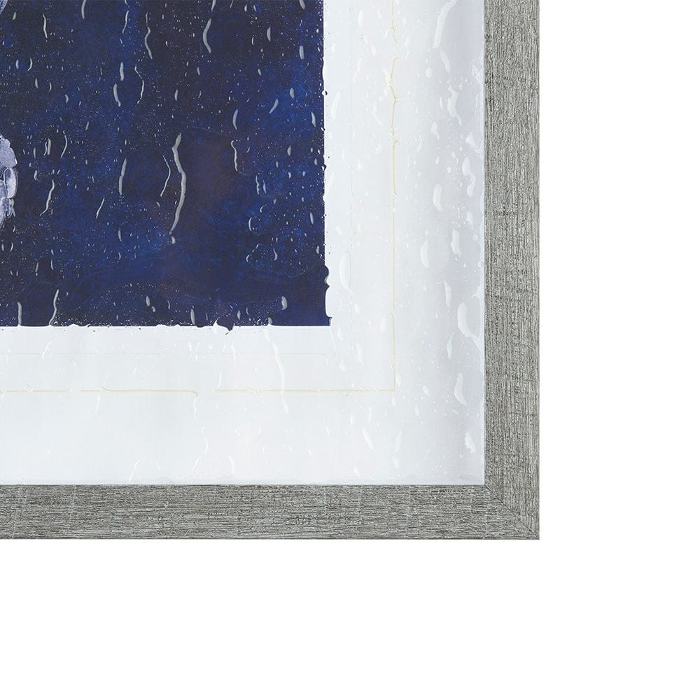 Mercana - Sea Turtle Shadow II by Grace Popp a Hand Embellished Textured Framed Art Print Matted under Glass - 10065 view 3