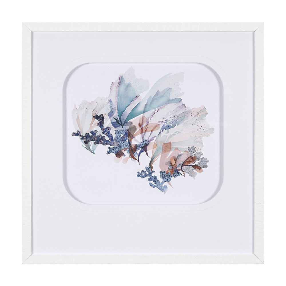 Mercana - Seagrass - Stir by Mercana Studio a Hand Embellished Textured Framed Art Print Matted under Glass - 15165 view 1