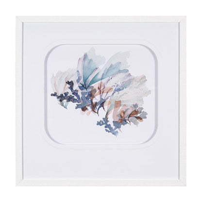 Mercana - Seagrass - Stir by Mercana Studio a Hand Embellished Textured Framed Art Print Matted under Glass - 15165 view 1