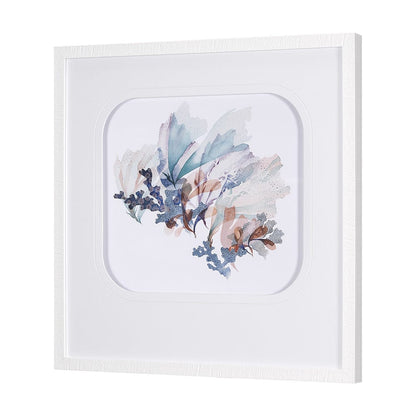 Mercana - Seagrass - Stir by Mercana Studio a Hand Embellished Textured Framed Art Print Matted under Glass - 15165 view 2