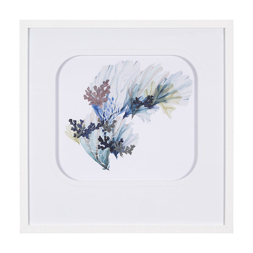 Mercana - Seagrass - Sway by Mercana Studio a Hand Embellished Textured Framed Art Print Matted under Glass - 15166 view 1