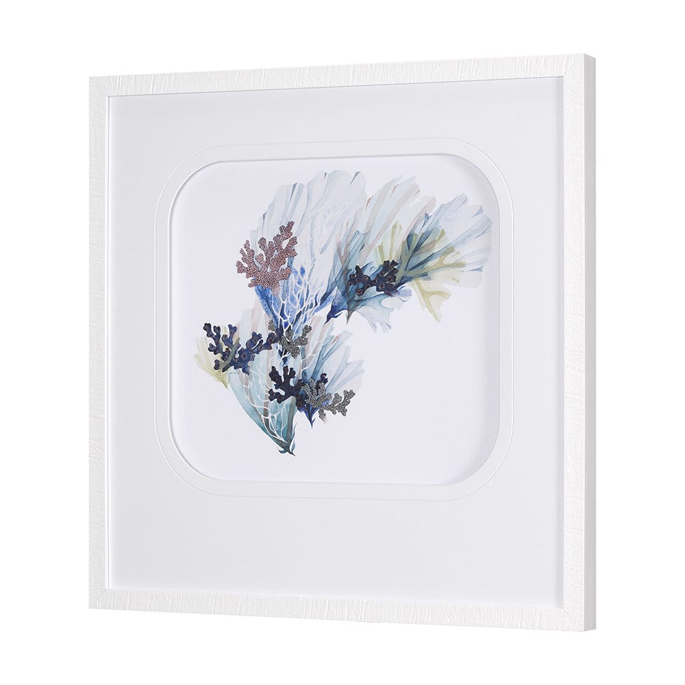 Mercana - Seagrass - Sway by Mercana Studio a Hand Embellished Textured Framed Art Print Matted under Glass - 15166 view 2