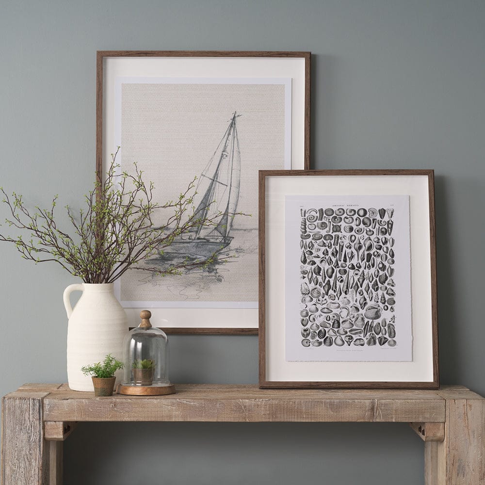Mercana - Sealife II by Oliver Goldsmith a Hand Embellished Framed Art Print Matted under Glass - 15809 view 8