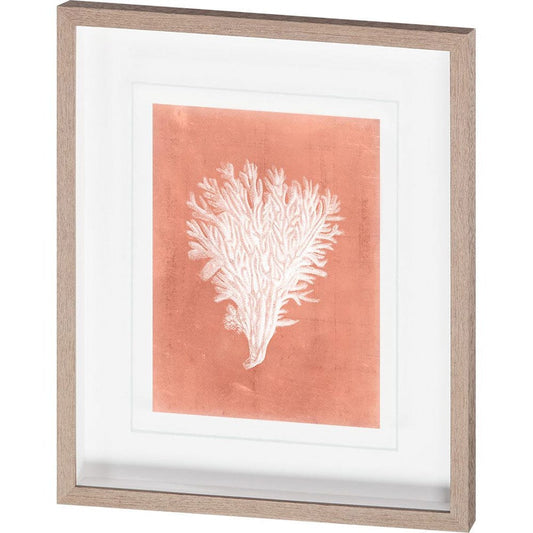 Mercana - Sealife on Coral II by Vision Studio a Hand Embellished Textured Framed Art Print Matted under Glass - 10105 view 1