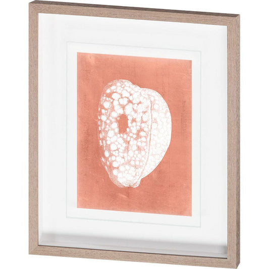 Mercana - Sealife on Coral III by Vision Studio Hand Embellished Textured Framed Art Print Matted under Glass - 10106 view 1