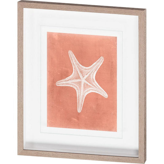 Mercana - Sealife on Coral IV by Vision Studio a Hand Embellished Textured Framed Art Print Matted under Glass - 10107 view 1