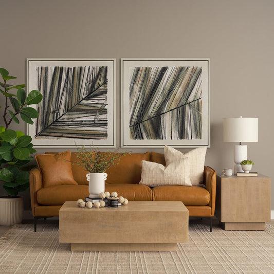 Mercana - Seam I by Chad Warren a Hand Embellished Textured Framed Canvas - 102686-FL view 2