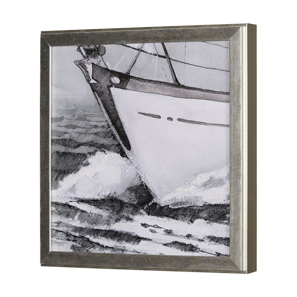 Mercana - Seaside Vacation III by Mercana Studio a Hand Embellished Textured Framed Art Print - 15016 view 5