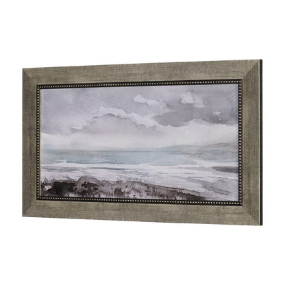 Mercana - Seaside Vacation III by Mercana Studio a Hand Embellished Textured Framed Art Print - 15016 view 6