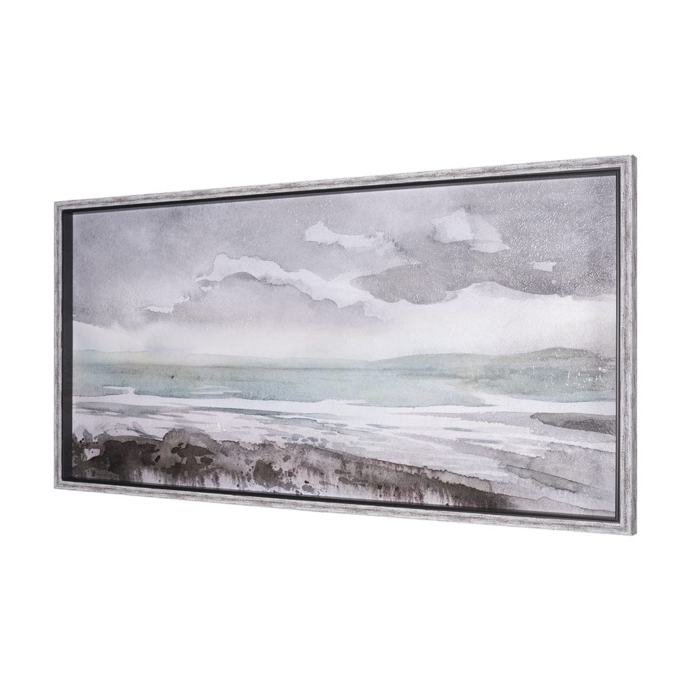 Mercana - Seaside Vacation IV by Mercana Studio a Hand Embellished Textured Framed Art Print - 15045 view 2
