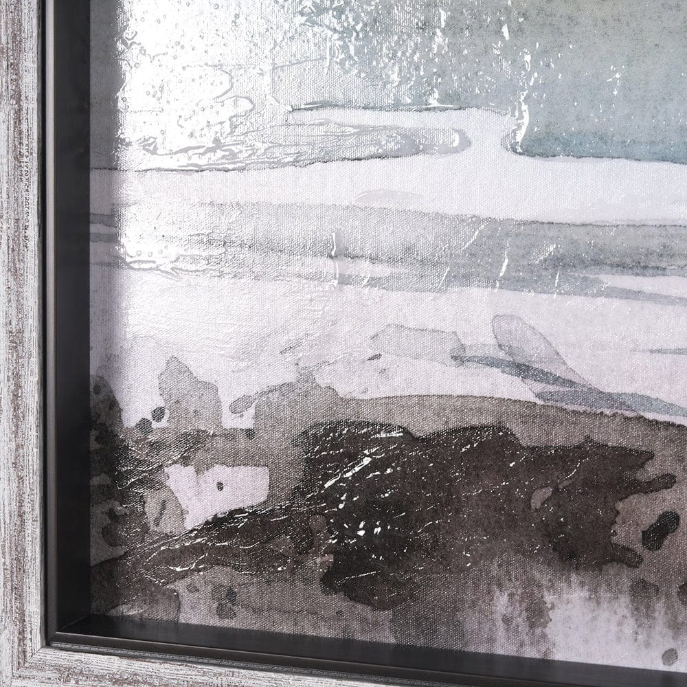 Mercana - Seaside Vacation IV by Mercana Studio a Hand Embellished Textured Framed Art Print - 15045 view 5