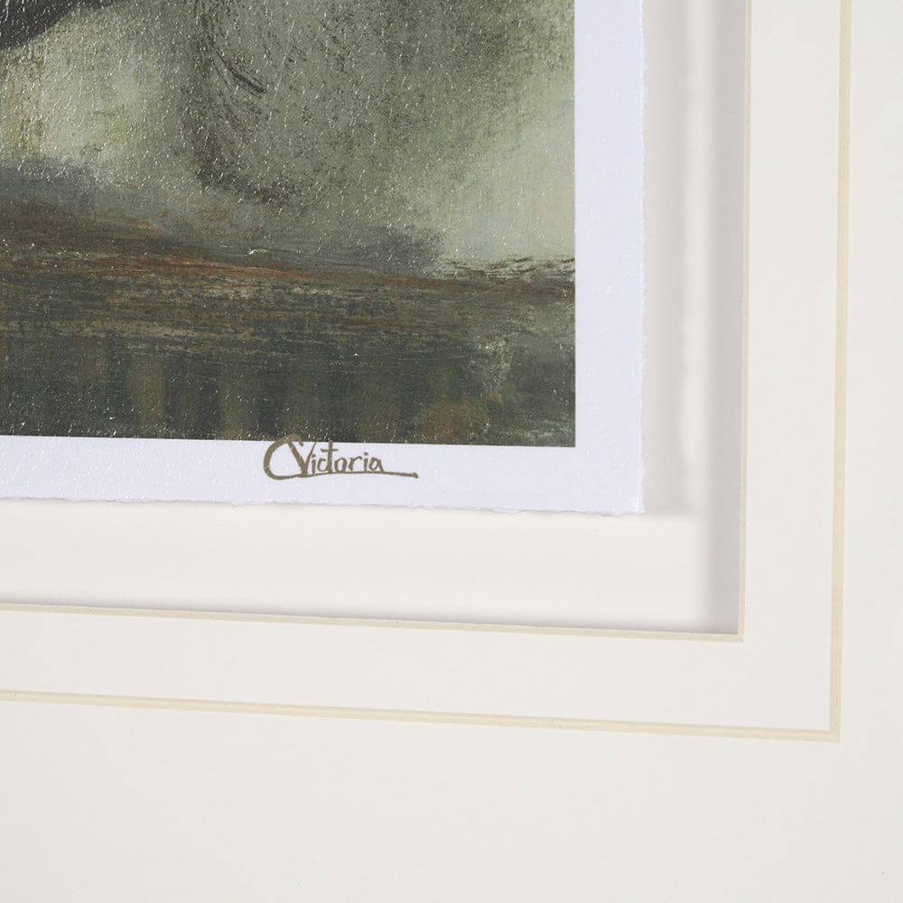 Mercana - Secret Garden II by Mercana Studio a Hand Embellished Textured Framed Art Print Matted under Glass - 15324 view 6
