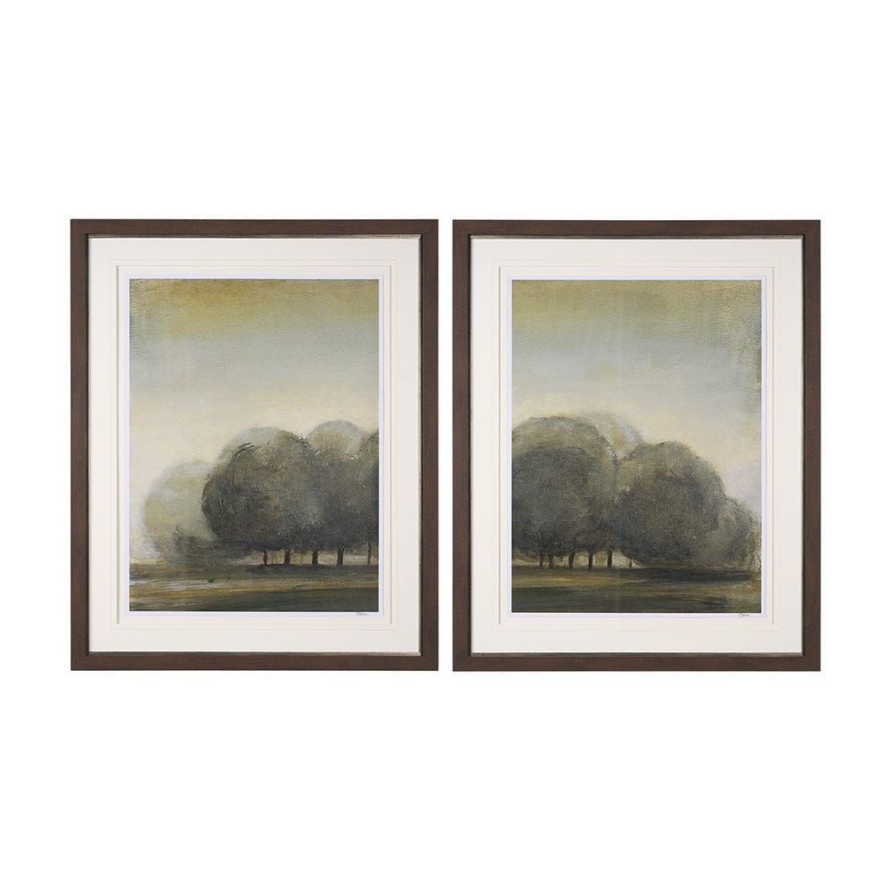 Mercana - Secret Garden-L by Mercana Studio a Hand Embellished Textured Framed Art Print Matted under Glass - 15233 view 1