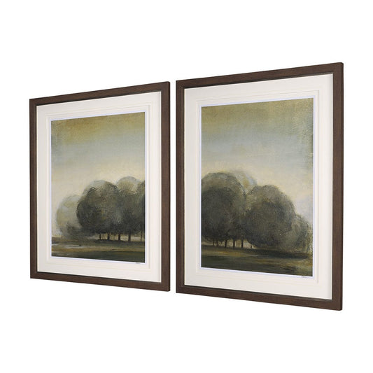 Mercana - Secret Garden-L by Mercana Studio a Hand Embellished Textured Framed Art Print Matted under Glass - 15233 view 2