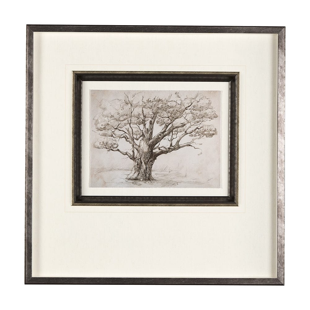 Mercana - Secret Life of Tree by Mercana Studio Hand Embellished Textured Framed Art Print Matted under Glass - 14717 view 1